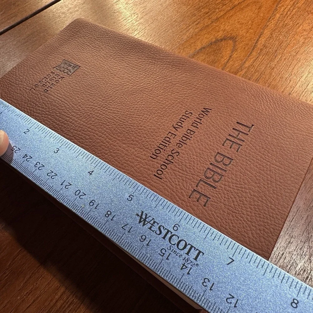 The Bible NASB World Bible School Study Edition WBS Christianity Religious Jesus